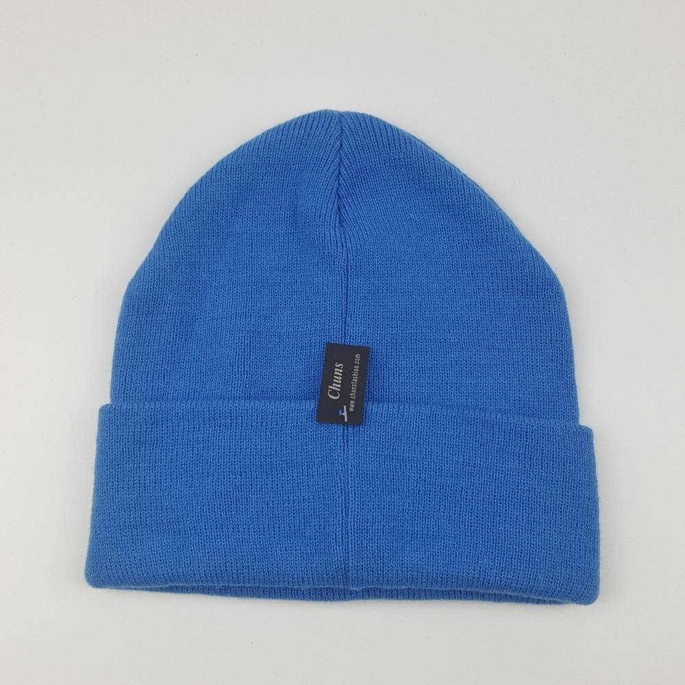 Blue Knit Winter Beanie {Chuns}
